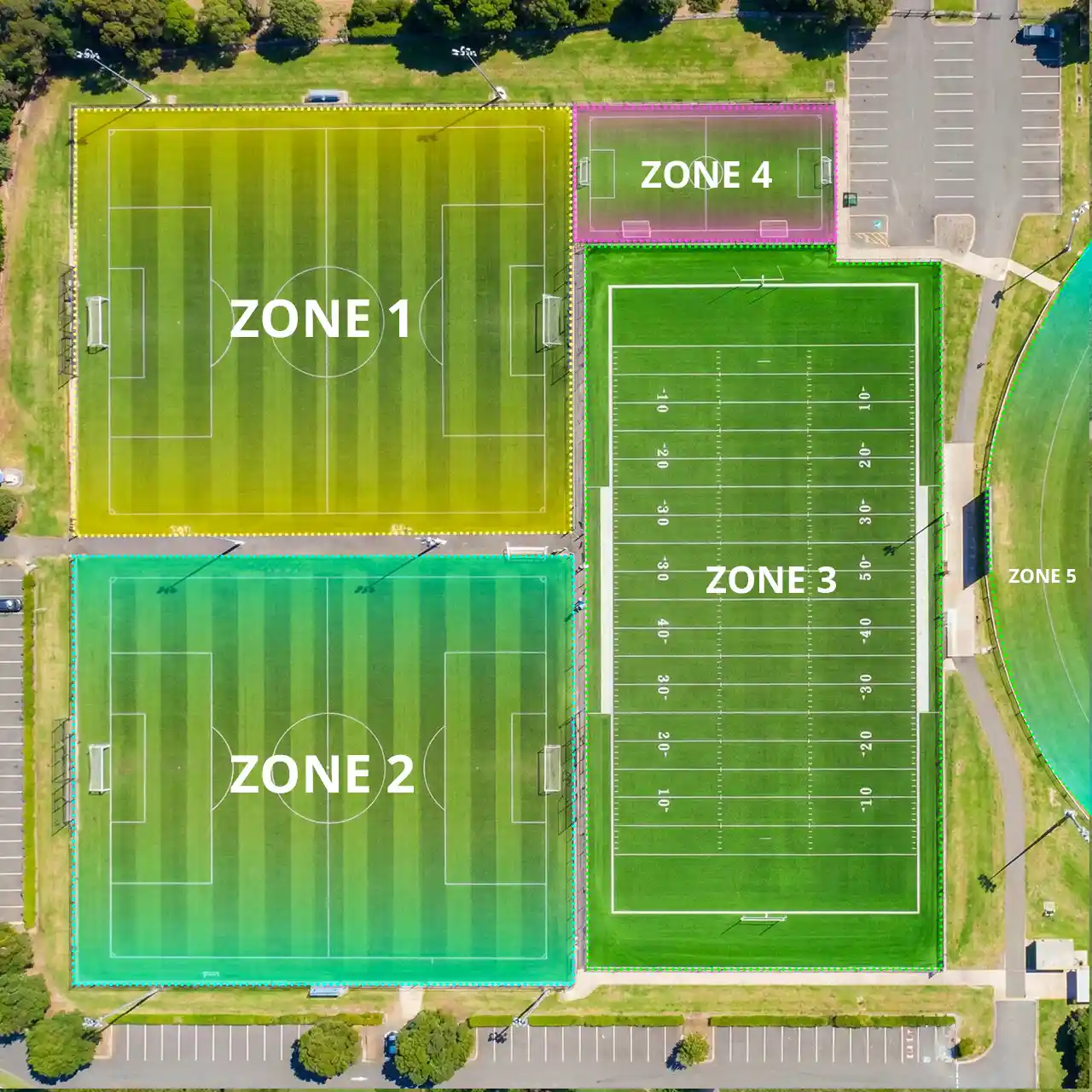 FJD RM21 multi-zone management interface